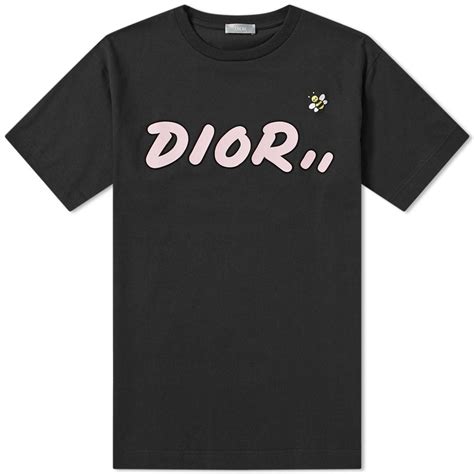 dior x kaws bee black shirt